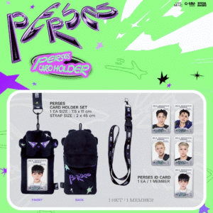 PERSES – Porte-cartes avec photocard