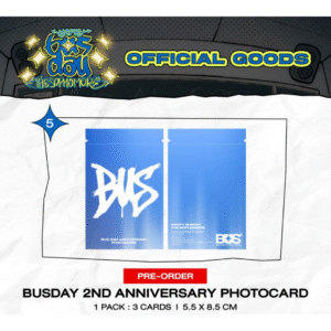 BUS – Set photocards BUSDAY 2ND ANNIVERSARY