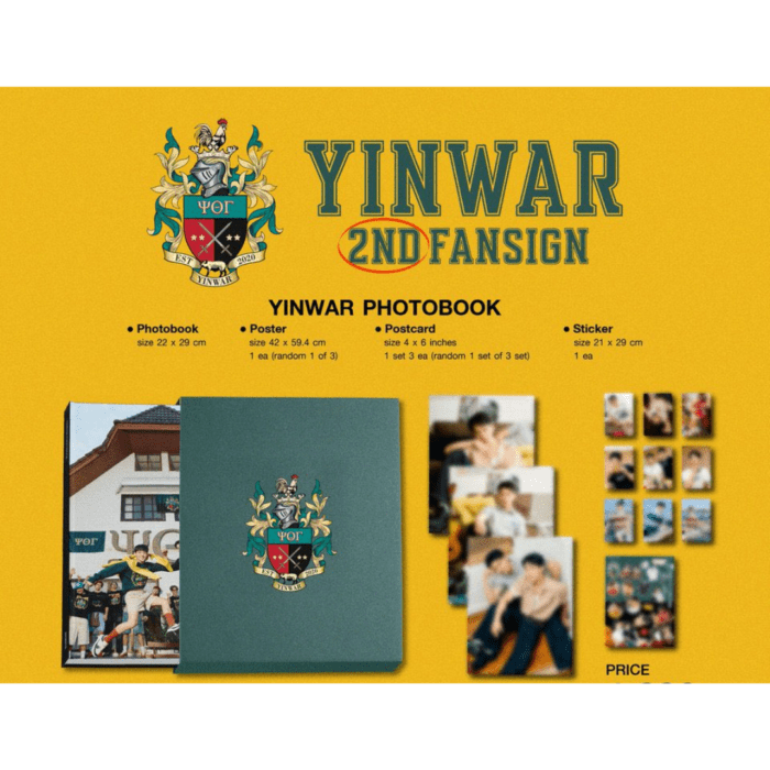 YinWar - Photobook Officiel 2nd Fansign