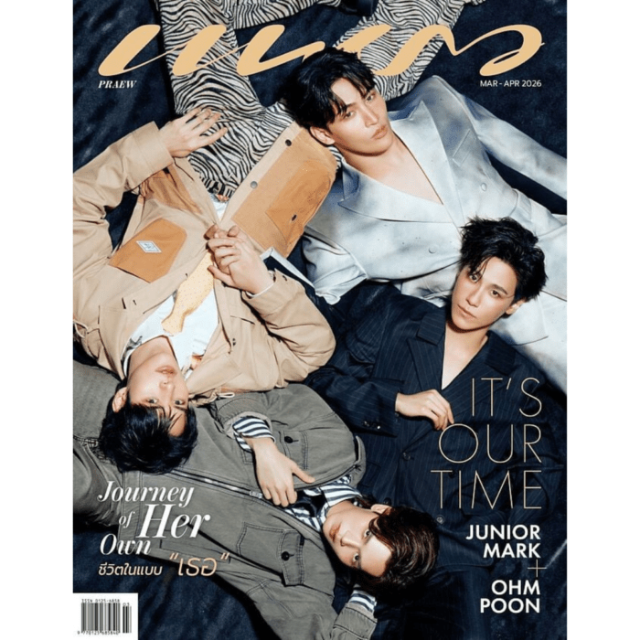 JuniorMark, OhmPoon – Praew Magazine Mars-Avril 2026