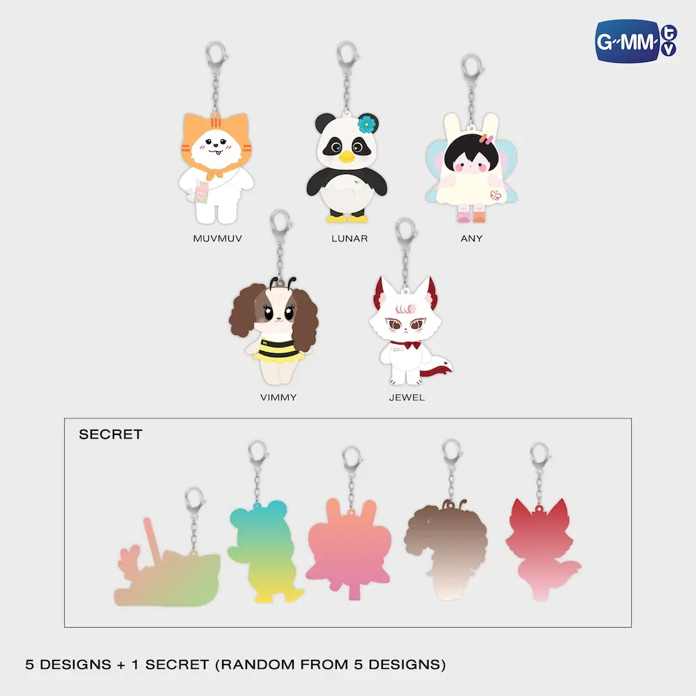 Porte-clés BLUSH BLOSSOM FAN FEST 2026 : MIDNIGHT BLOOM – Image 3