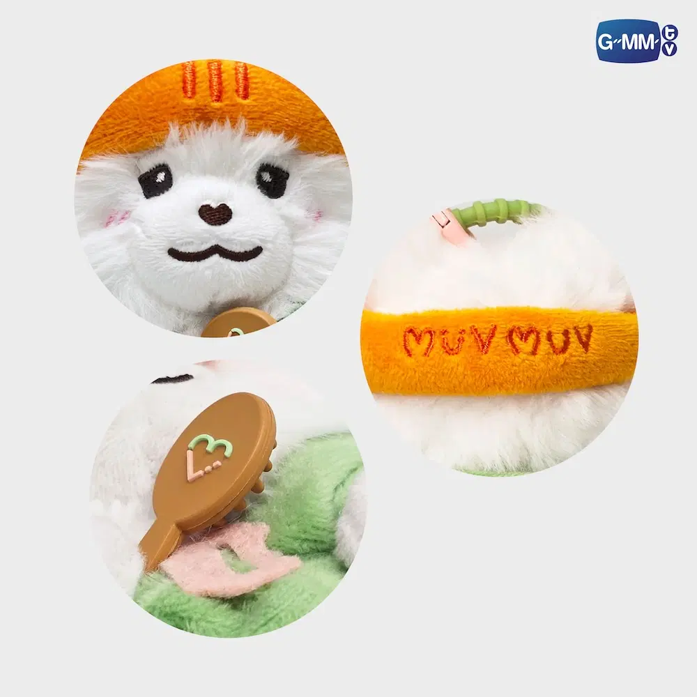 MilkLove – Porte-clés peluche MUVMUV VELVET DREAMS – Image 3