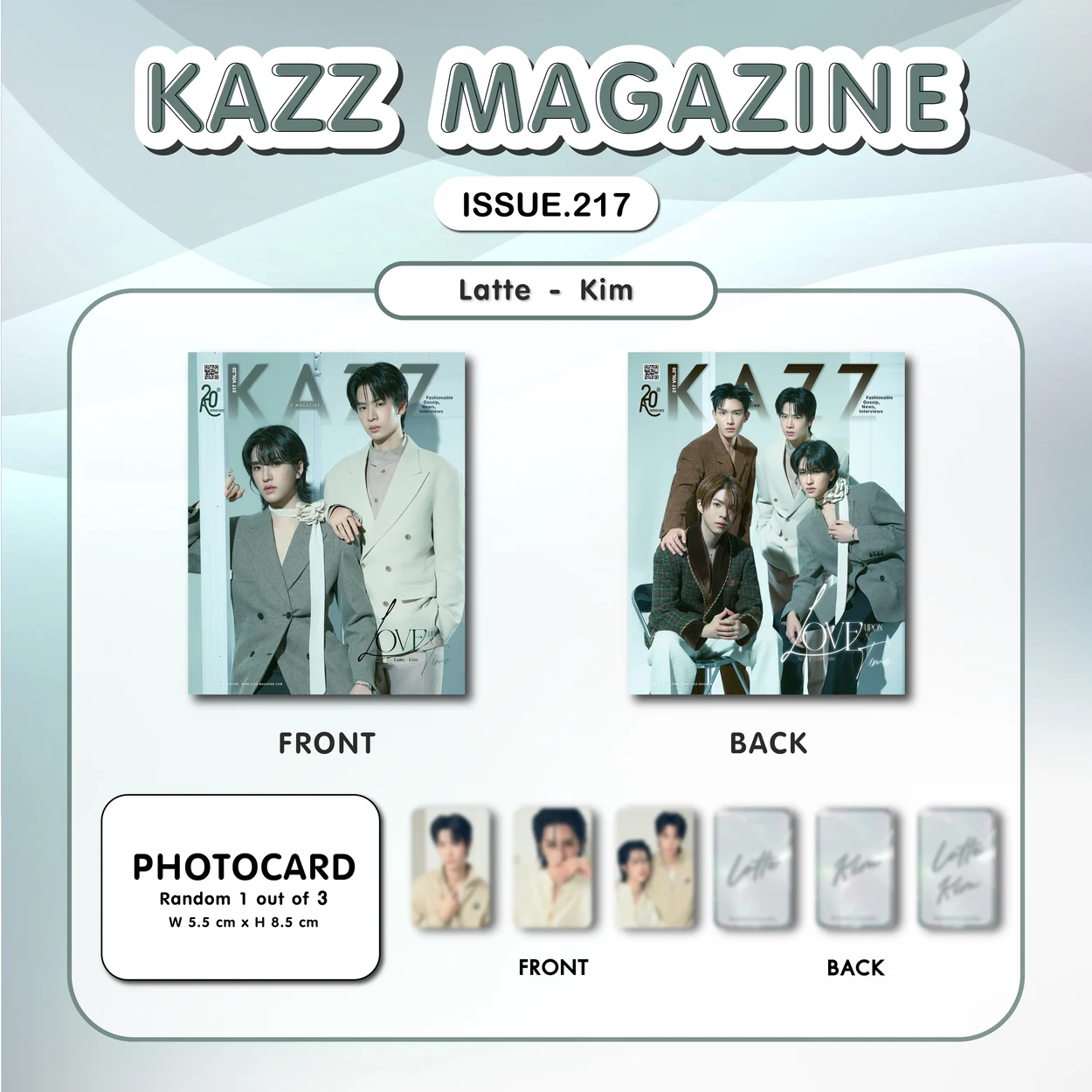 LatteKim – Kazz magazine 217 Love Upon a Time – Image 2