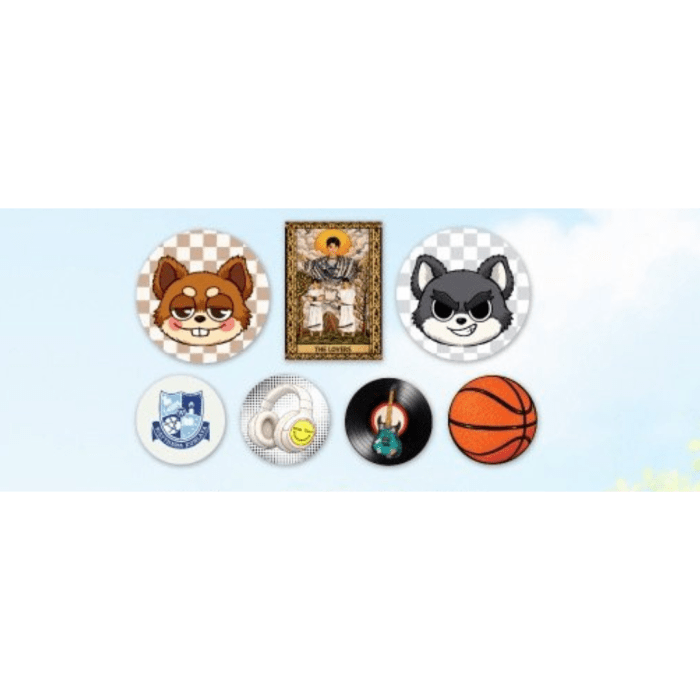 YujeenYugene – Set badges CLASS CRUSH CRISIS