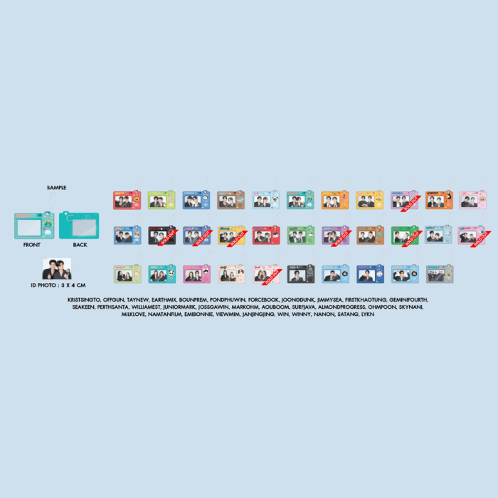 Porte-clés pin ID GMMTV