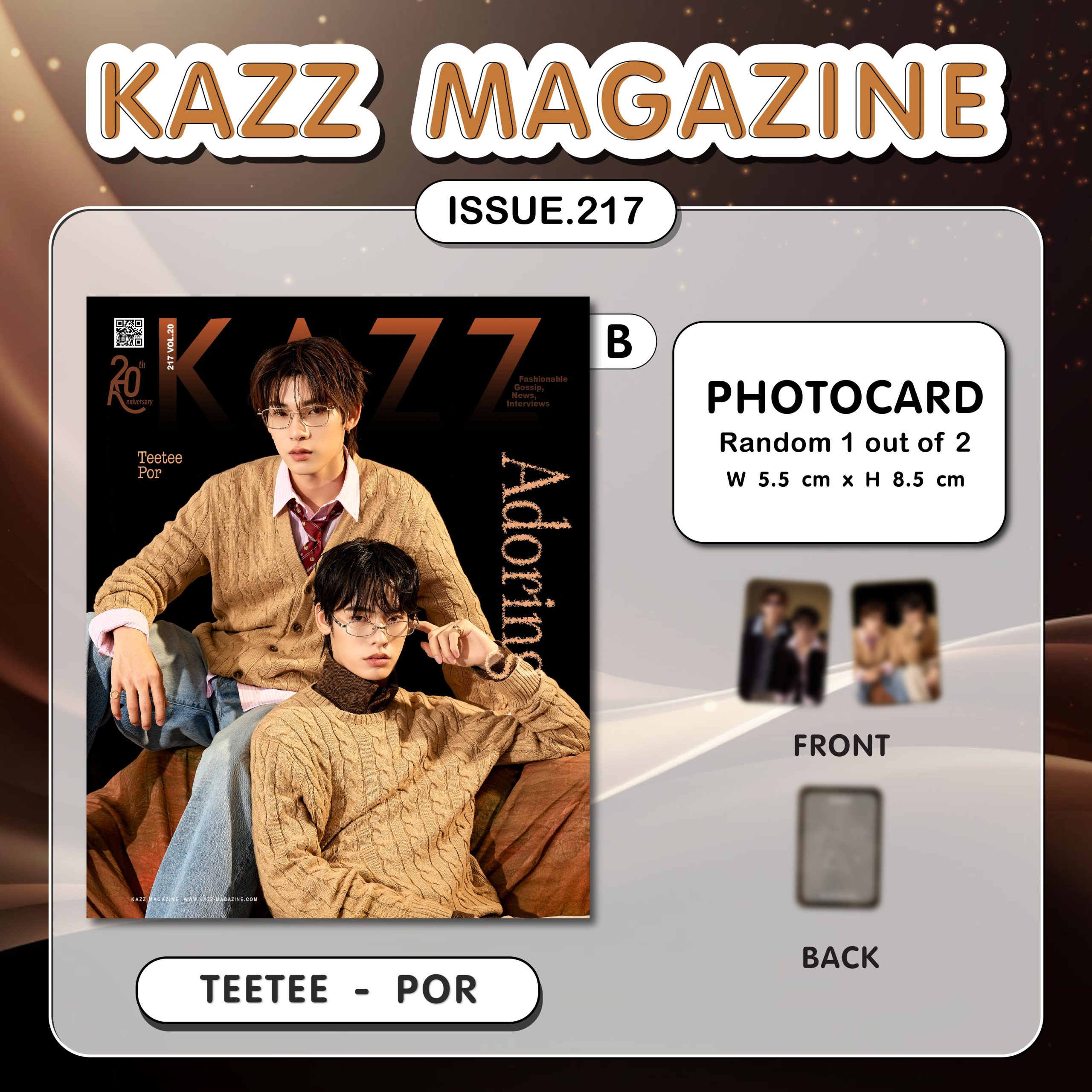 TeeTeePor – Kazz magazine 217 Adoring – Image 3