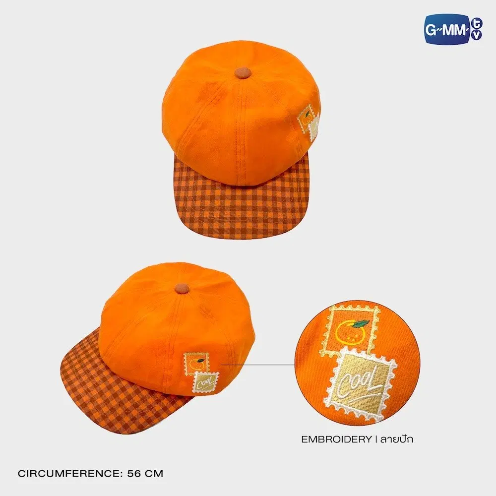 AlmondProgress – Casquette Cool Orange WHEN ORANGES FALL – Image 2