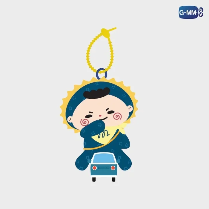 JuniorMark – Porte-clés peluche JUMMO SUNNYMOON