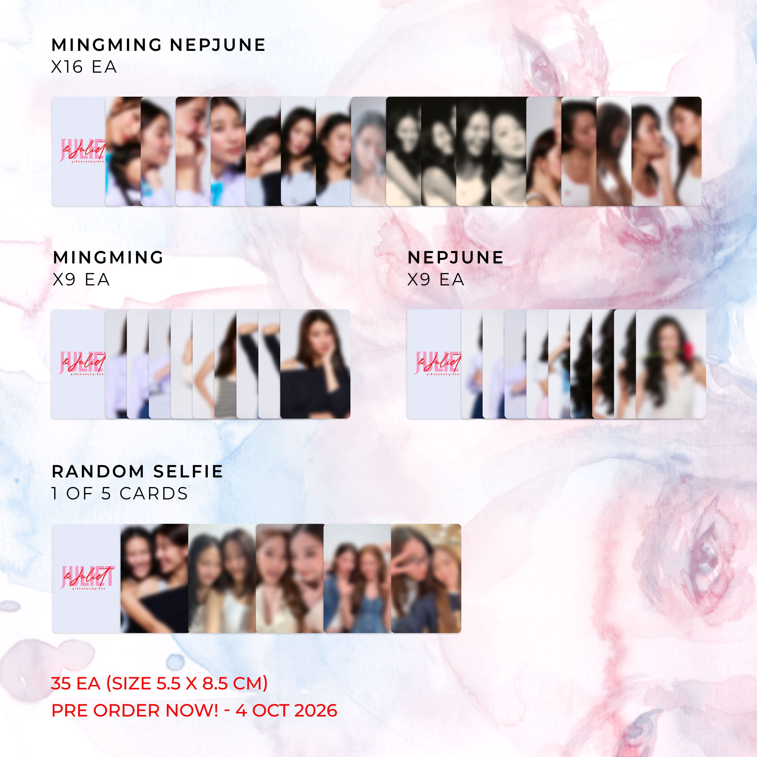 MingmingNeptune – Set photocards JULIETxJULIET – Image 2
