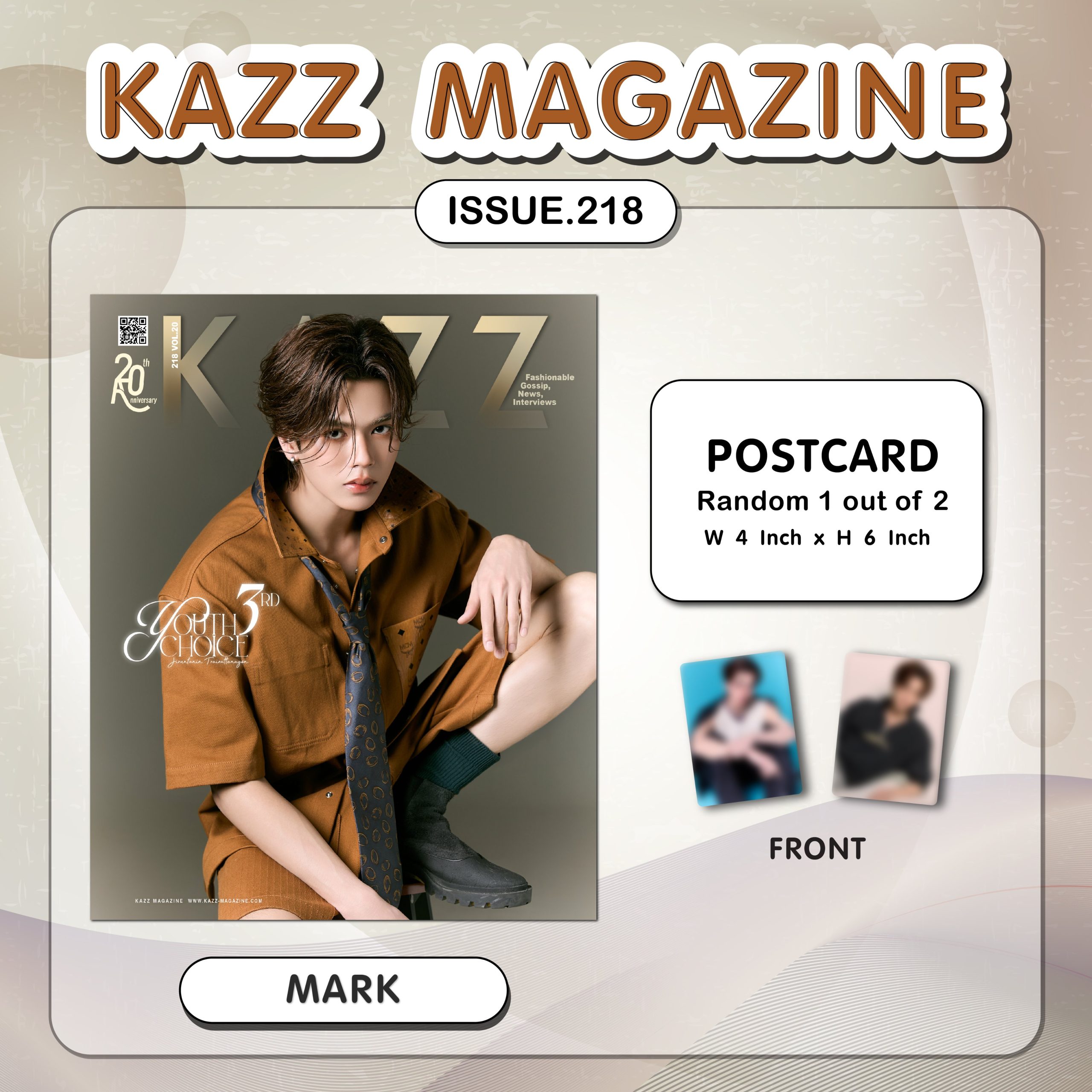 Mark Jiruntanin – Kazz magazine 218 Youth Choice – Image 2