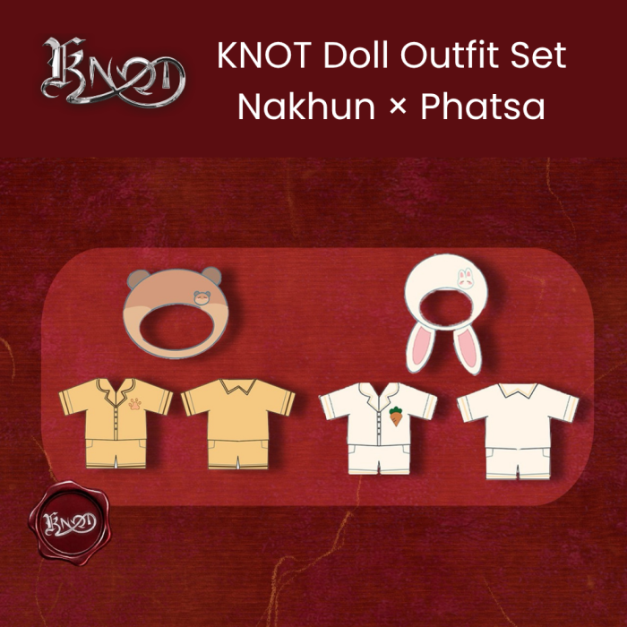 BoatOat – Set tenues peluches NAKHUN X PHATSA KNOT