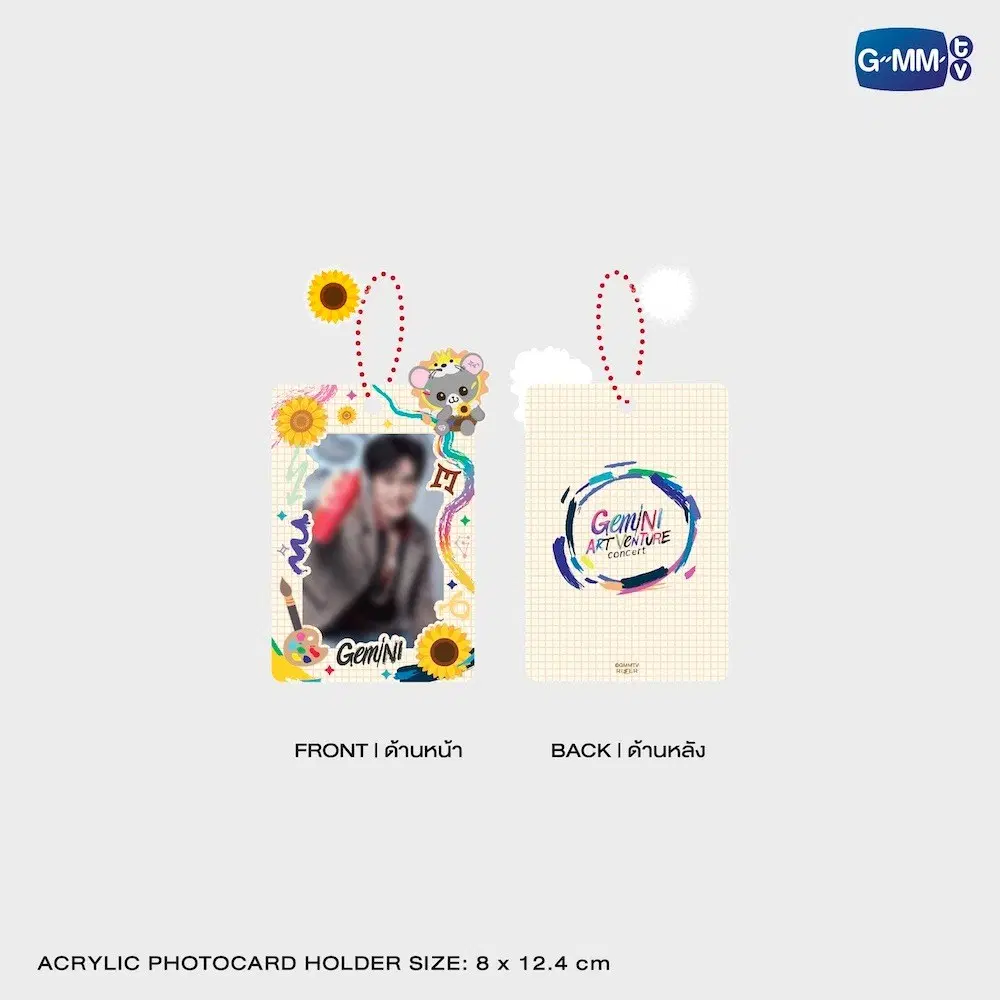 Gemini Norawit – Porte-cartes acrylique LOOK KHUNNOO – Image 2