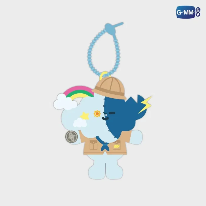 Sky Wongravee – Porte-clés peluche magnétique SMYLE LITTLE SCOUT