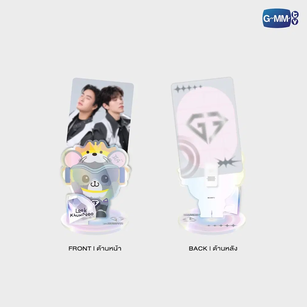 GeminiFourth – Standee acrylique avec photocard LOOK KHUNNOO – Image 2